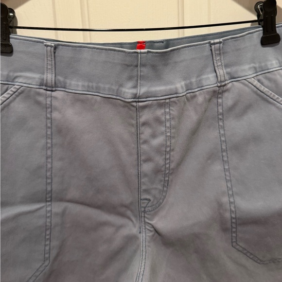 SPANX Coastal Blue Twill Shorts Size 3X - Picture 10 of 12